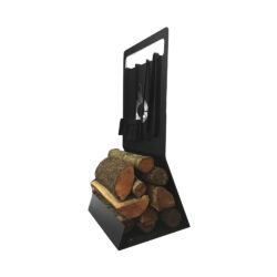 Kit Portalegna + Set Pulizia camino