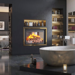 Biotermocamino legna coibentato Bifacciale