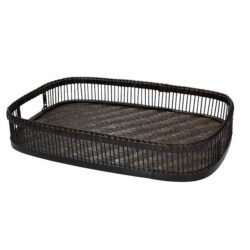 Vassoio rettangolare nero exotico – Tognana