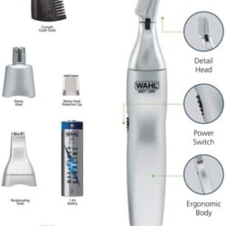 Rasoio a batterie per naso e orecchie wahl