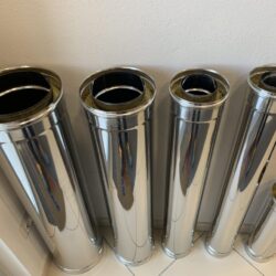 canna fumaria coibendata acciaio di varie misure