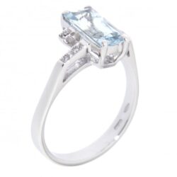 Anello Donna Baguette in Oro 18KT