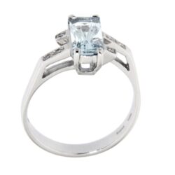 Anello Donna Baguette in Oro 18KT