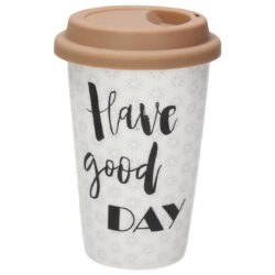 Mug da viaggio con coperchio in silicone – Tognana