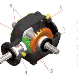 Gruppo Moltiplicatore R 220 Reduco Scatola Ingranaggi