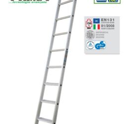 Scala 5,05 Metri Alluminio ‘Prima L’ Piedi Snodati