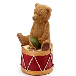 Decorazione orso con tamburo