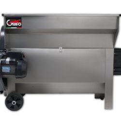 Diraspatrice Vasca Pompa 20 Quintali Apribile Inox