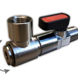 Rubinetto Per Abbacchiatori Pneumatici Aria Con Raccord