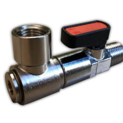 Rubinetto Per Abbacchiatori Pneumatici Aria Con Raccord