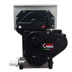 Diraspatrice Vasca Pompa 30 Quintali Apribile Inox