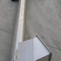 Coclea da metri 2 acciaio inox usata