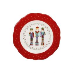 Piatto natalizio in ceramica Schiaccianoci