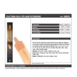 Extension a ciocche con anellini metallici