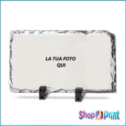 Foto su Pietra Ardesia Rettangolare con piedini Persona