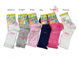 Calzini lunghi da neonata in cotone Coveri art. Yoyo 109 Disponibili in vari colori.