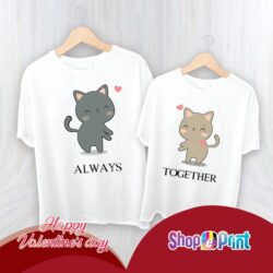 T-shirt da uomo & donna girocollo Gattini