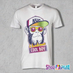 T-shirt da uomo girocollo manica cort COOL BOY