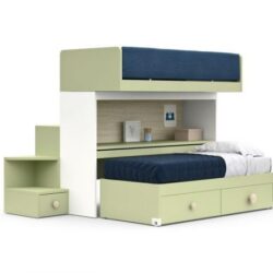 LETTO A CASTELLO SCORREVOLE SKID Nidi
