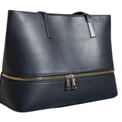 AMBAG Borsa Pelle Porta Pranzo e Pc Portatile