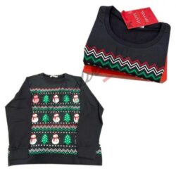 Admas Felpa Donna Natalizia M Navy