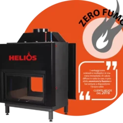 Biotermocamino legna coibentato Bifacciale