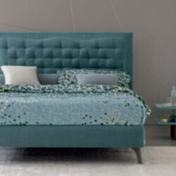 Letto tessile matrimoniale LEM