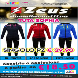Tuta sportiva SOPHIA ZEUS