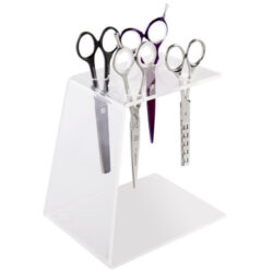 Portaforbici in plexiglass da banco