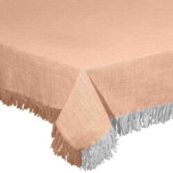 Tovaglia rettangolare Volterra pesca cm 150×300