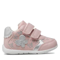 Sneakers Rose/Silver Bambina Geox Elthan