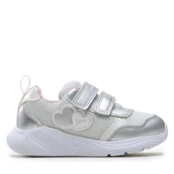 Sneakers Sprintye Girl Silver/Pink bambina Geox