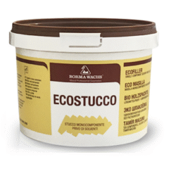 Stucco in pasta all’acqua colorato per legno ECOSTUCCO