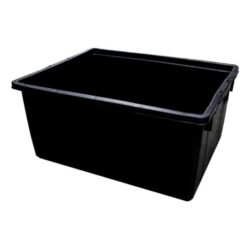 contenitore rettangolare nero