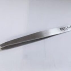 Pinzetta Aegyptia punta obliqua acciaio inox