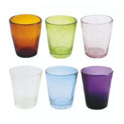 Bicchiere acqua in vetro soffiato Sophie, 6 pz