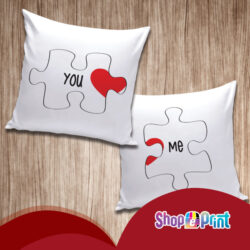 Coppia Cuscini Quadrati San Valentino Love 15