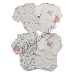 Liabel Neonato Coppia Body Manica Lunga Caldo Cotone