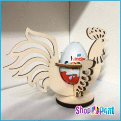 Colomba Pasquale Porta Ovetto in legno