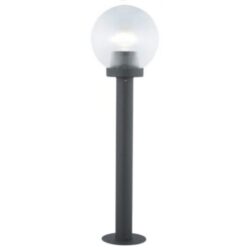 4 pezzi lampione globo w.60 a pavimento cm. 70