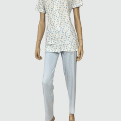 Baci Di Notte Pigiama Donna Cotone Manica Corta