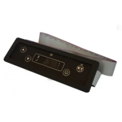 Display grande LINX misure 46×165 mm per stufa a pellet