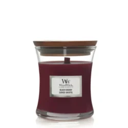 candela profumata Woodwick Black Cherry