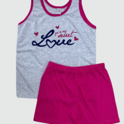 Punto & Virgola Completo Bimba Canotta Spalla Pantalone