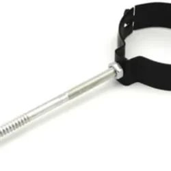 collare per fissaggio di tubi fumo verniciato nero d. 80