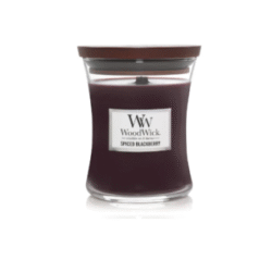Candela Profumata Woodwick Spiced Blackberry