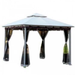 gazebo in acciaio smeralda 3 x 3