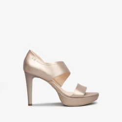 Sandali eleganti donna in pelle Rosa Antico Nero Giardini