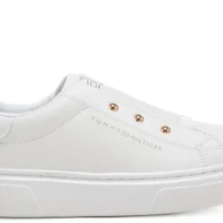 Sneakers Bambina in pelle liscia Tommy Hilfiger