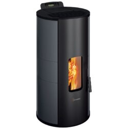 stufa a pellet termovana modello louvre 9.0kw pj